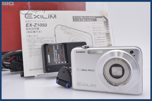 ★極上美品★ カシオ CASIO EXILIM EX-Z1050 3x 元箱、バッテリー、充電器、取扱説明書付属 ★完動★同梱可 #mj6563