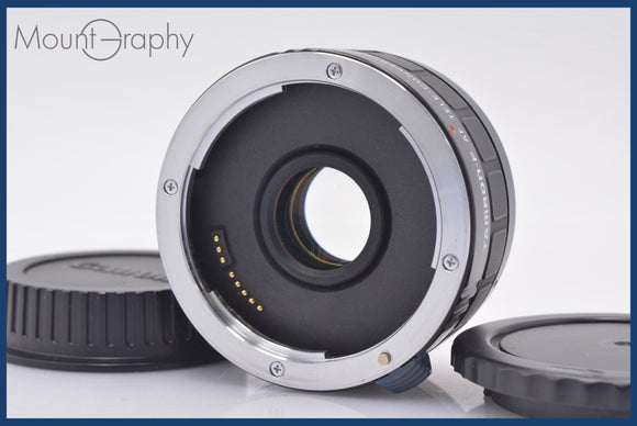 ★極上美品★ タムロン TAMRON AF TELE-CONVERTER 2x C-AF BBAR MC7 前後キャップ付 キヤノンEF用(AF) ★完動★同梱可 #mj6582