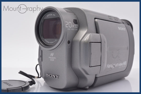 ★極上美品★ ソニー SONY HANDYCAM Hi8 10x 前キャップ付 ★完動★同梱可 #mj6610