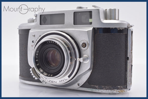 ★極上美品★ ミノルタ MINOLTA A-2 45mm F2.8 ★完動★同梱可 #mj6612