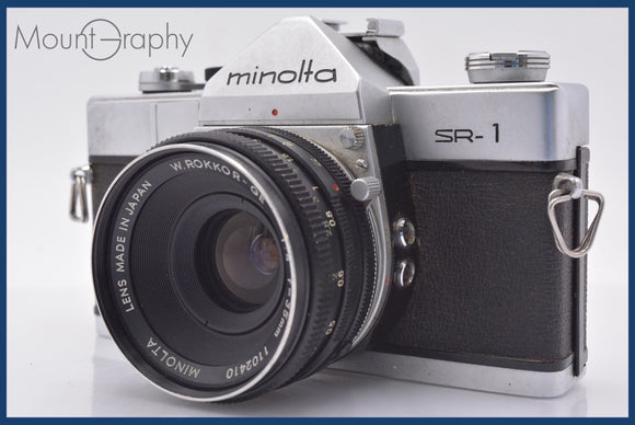 ★良品★ ミノルタ MINOLTA SR-1 + MINOLTA W.ROKKOR-QE 35mm F4 ★完動★同梱可 #mj6614