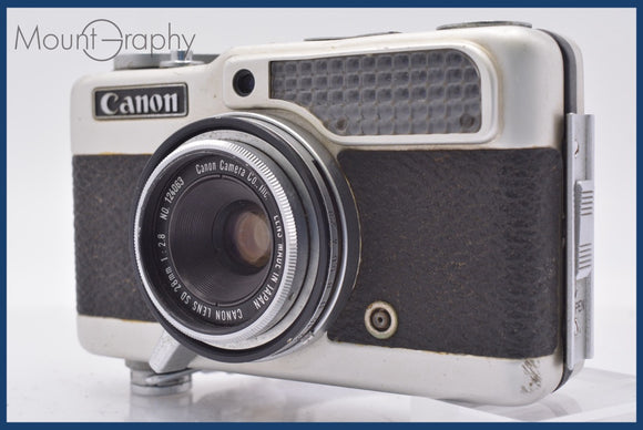 ★実用美品★ キヤノン Canon Demi C + Canon SD 28mm F2.8 ★完動★同梱可 #mj6641