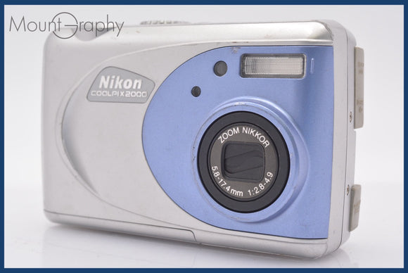 ★良品★ ニコン Nikon COOLPIX 2000 単三電池仕様 同梱可 #mj6658