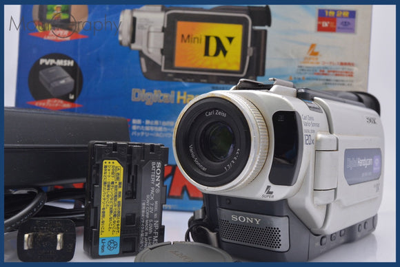 ★ジャンク特価★ ソニー SONY HANDYCAM DCR-TRV17 120x 元箱、バッテリー付 同梱可 #mj6670