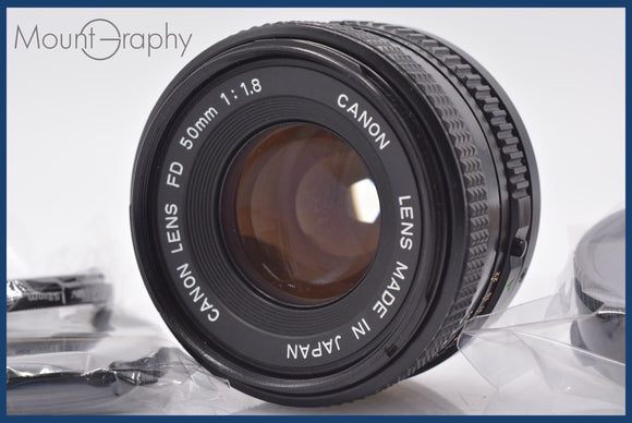 ★良品★ キヤノン Canon NEW FD 50mm F1.8 ★完動★同梱可 #mj6676