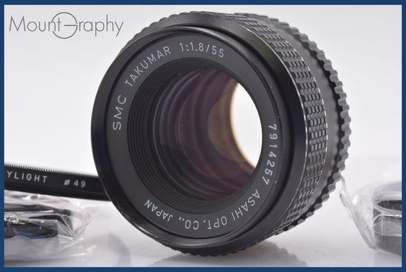 ★良品★ ペンタックス PENTAX SMC TAKUMA 55mm F1.8 ★完動★同梱可 #mj6677