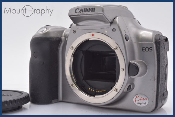 ★極上美品★ キヤノン Canon EOS Kiss Digital 前キャップ付 ★完動★同梱可 #mj6687