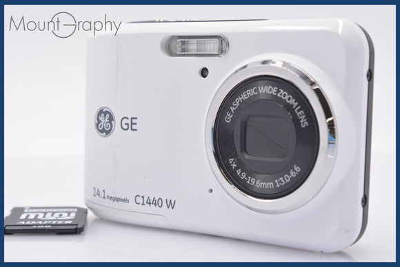 ★極上美品★ ゼネラル GE C1440 W 4x 単三電池仕様 メモリーカード付属 ★完動★同梱可 #mj6744