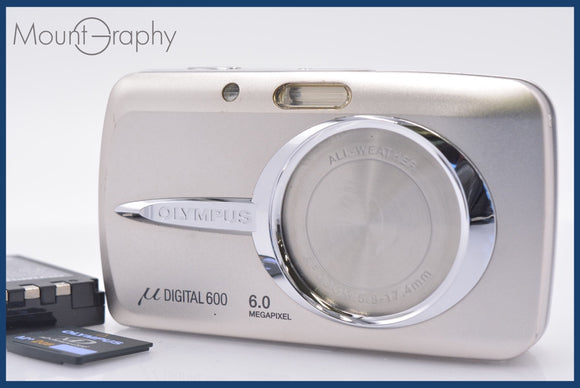 ★極上美品★ オリンパス Olympus μ DIGITAL600 3x バッテリー、メモリーカード付属 ★完動★同梱可 #mj6766