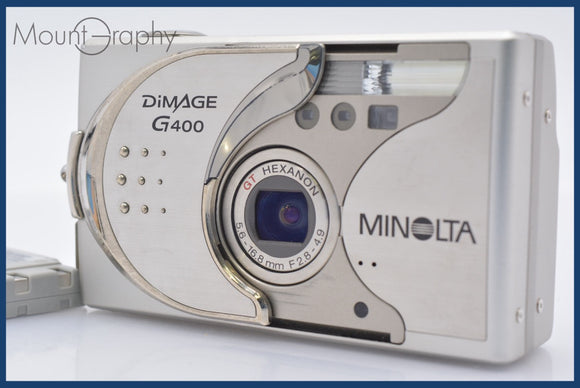 ★極上美品★ ミノルタ MINOLTA DiMAGE G400 バッテリー付属 ★完動★同梱可 #mj6808