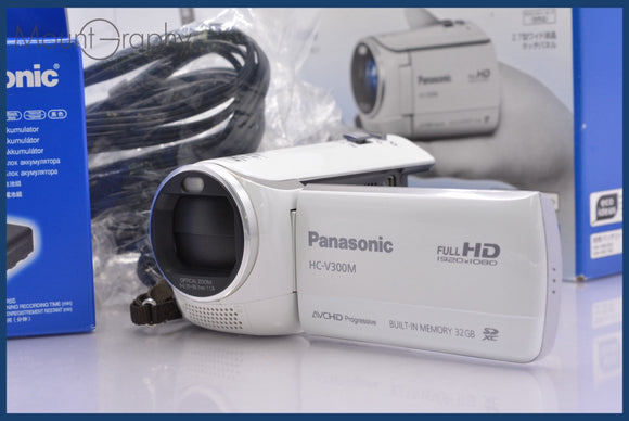 ★極上美品★ パナソニック Panasonic HC-V300M 50x 元箱、バッテリー、取扱説明書付属 ★完動★同梱無料 #mj6823