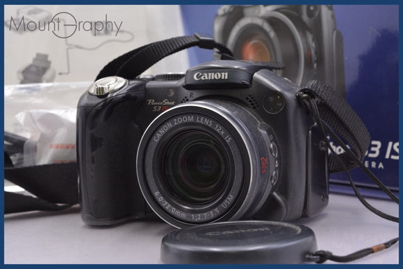 ★ジャンク特価★ キヤノン Canon PowerShot S3 IS 12x 単三電池仕様 元箱付 同梱無料 #mj6845