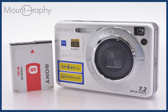 ★極上美品★ ソニー SONY Cyber-shot DSC-W110 4x バッテリー付属 ★完動★同梱無料 #mj6850