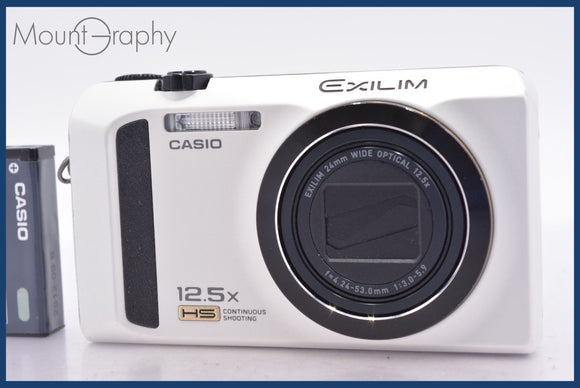 ★極上美品★ カシオ CASIO EXILIM EX-ZR300 12.5x バッテリー付属 ★完動★同梱無料 #mj6853