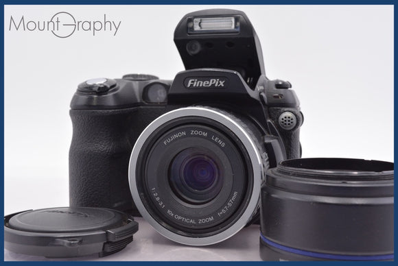 ★実用美品★ 富士フィルム FUJIFILM FinePix S5000 22x 単三電池仕様 前キャップ、フード付 ★完動★同梱無料 #mj6918