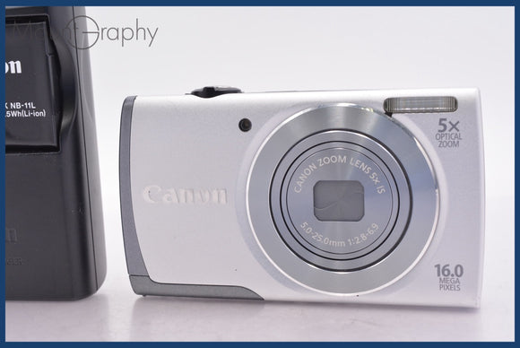 ★極上美品★ キヤノン Canon PowerShot A3500 IS 5x バッテリー、充電器付属 ★完動★同梱無料 #mj6932