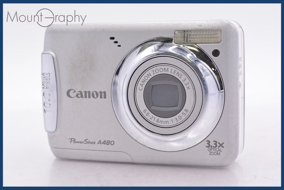 ★ジャンク特価★ キヤノン Canon PowerShot A480 3.3x 単三電池仕様 同梱無料 #mj6934