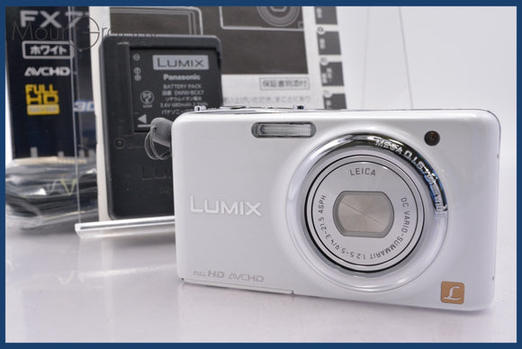 ★極上美品★ パナソニック Panasonic LUMIX DMC-FX77 5x 元箱、バッテリー、充電器、取扱説明書付属 ★完動★同梱無料 #mj6965