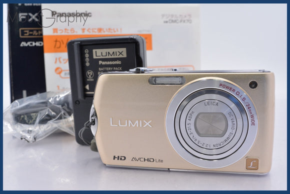 ★極上美品★ パナソニック Panasonic LUMIX DMC-FX70 元箱、バッテリー、充電器付属 ★完動★同梱無料 #mj6966