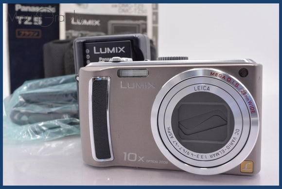★極上美品★ パナソニック Panasonic LUMIX DMC-TZ5 10x 元箱、バッテリー、充電器、取扱説明書、ソフトケース付属 ★完動★ #mj6969