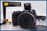 ★極上美品★ ニコン Nikon COOLPIX L810 26x 単三電池仕様 前キャップ、元箱、取扱説明書付属 ★完動★同梱無料 #mj6973