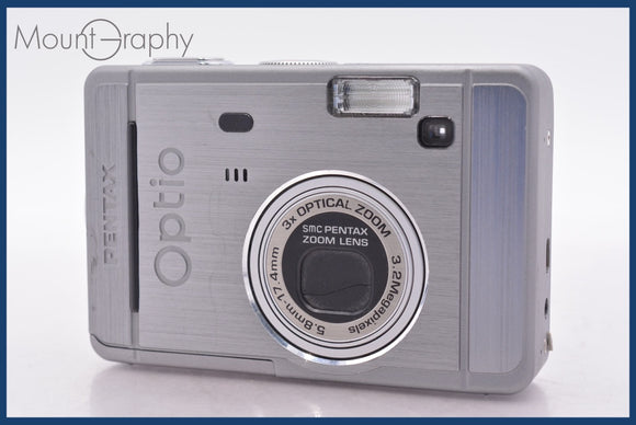 ★極上美品★ ペンタックス PENTAX Optio S30 3x 単三電池仕様 メモリカード付 ★完動★同梱無料 #mj6997