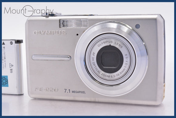 ★極上美品★ オリンパス Olympus FE-220 3x バッテリー付属 ★完動★同梱無料 #mj7012