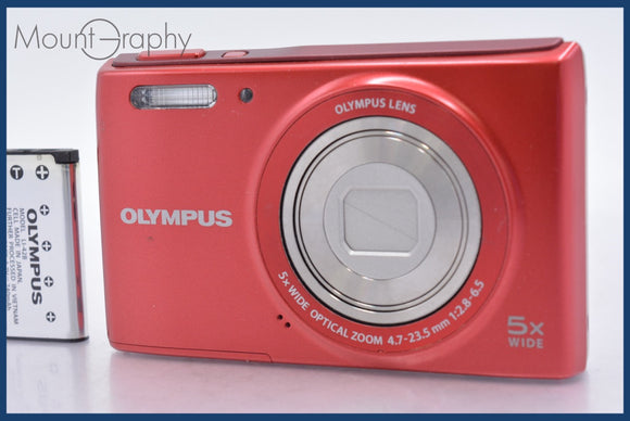 ★実用美品★ オリンパス Olympus STYLUS VG-180 5x バッテリー付属 ★完動★同梱無料 #mj7028