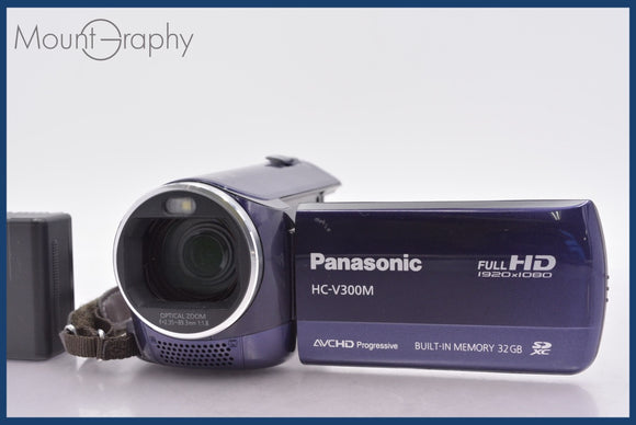 ★極上美品★ パナソニック Panasonic HC-V300M 50x バッテリー付属 同梱無料 #mj7039