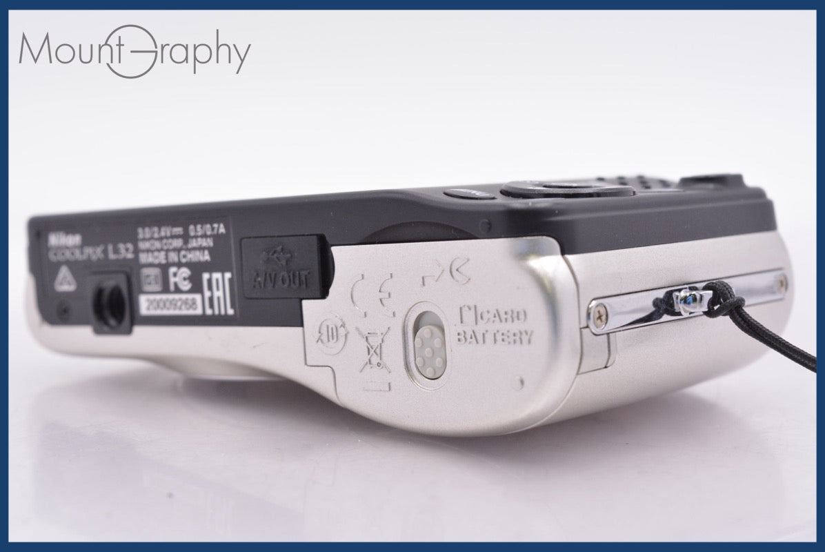 ☆極上美品☆ ニコン Nikon COOLPIX L32 5x 単三電池仕様 ☆完動☆同梱