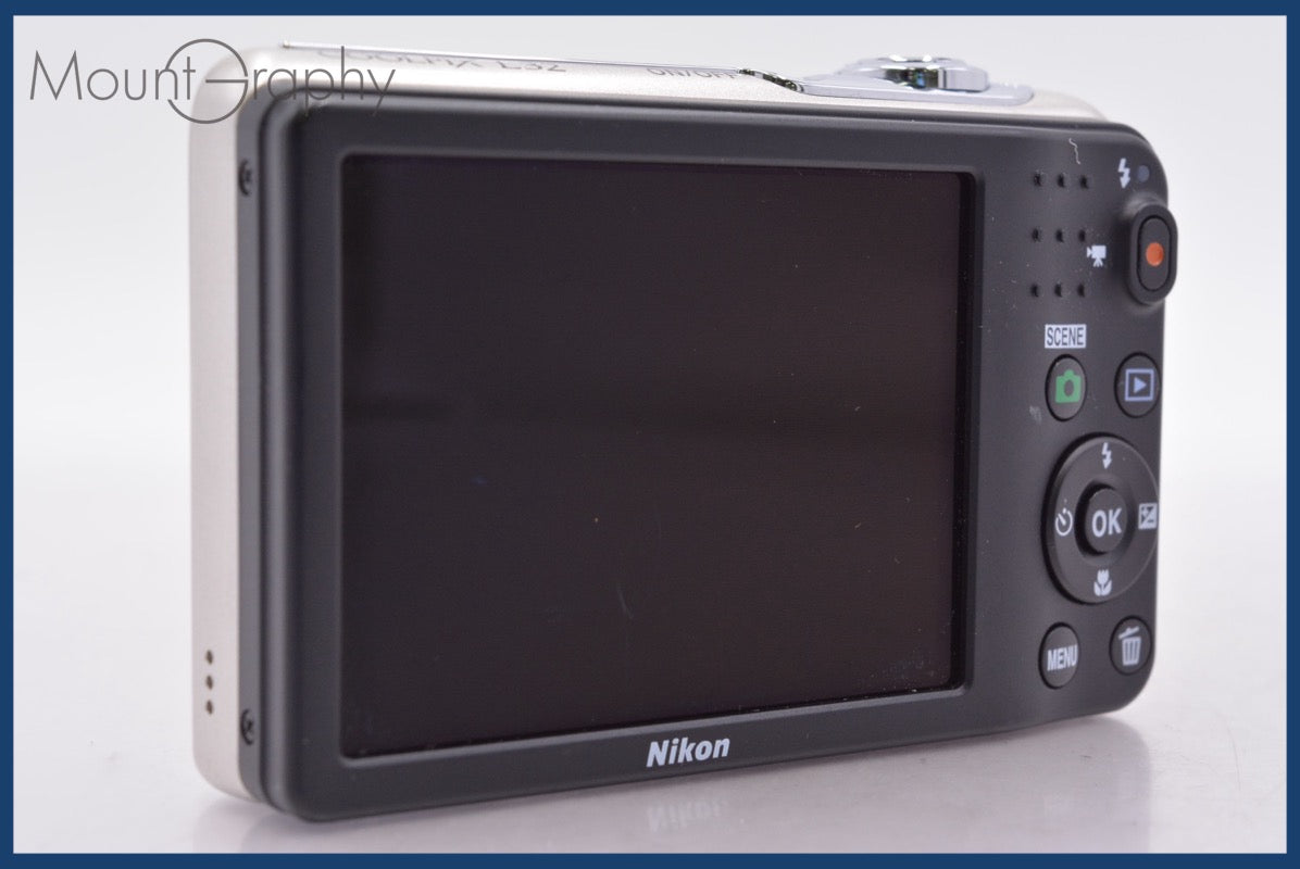 ☆極上美品☆ ニコン Nikon COOLPIX L32 5x 単三電池仕様 ☆完動☆同梱