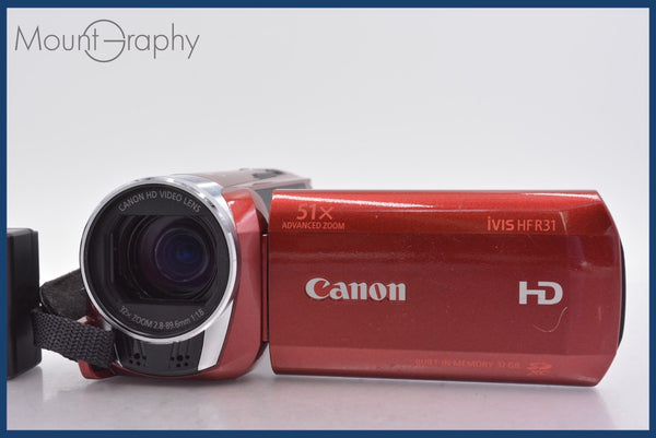 ☆極上美品☆ キヤノン Canon IVIS HF R31 32x バッテリー付属 ☆完動