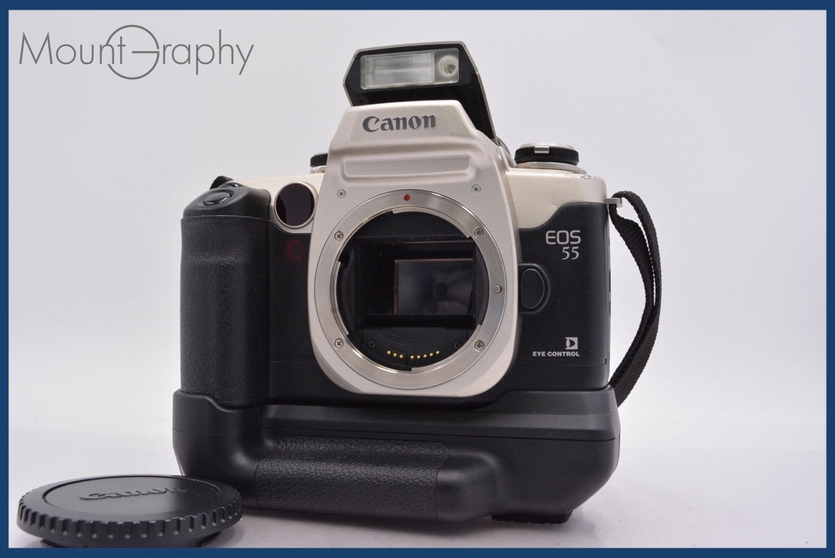☆極上美品☆ キヤノン Canon EOS 55 EYE CONTROL + Canon PB-50 前