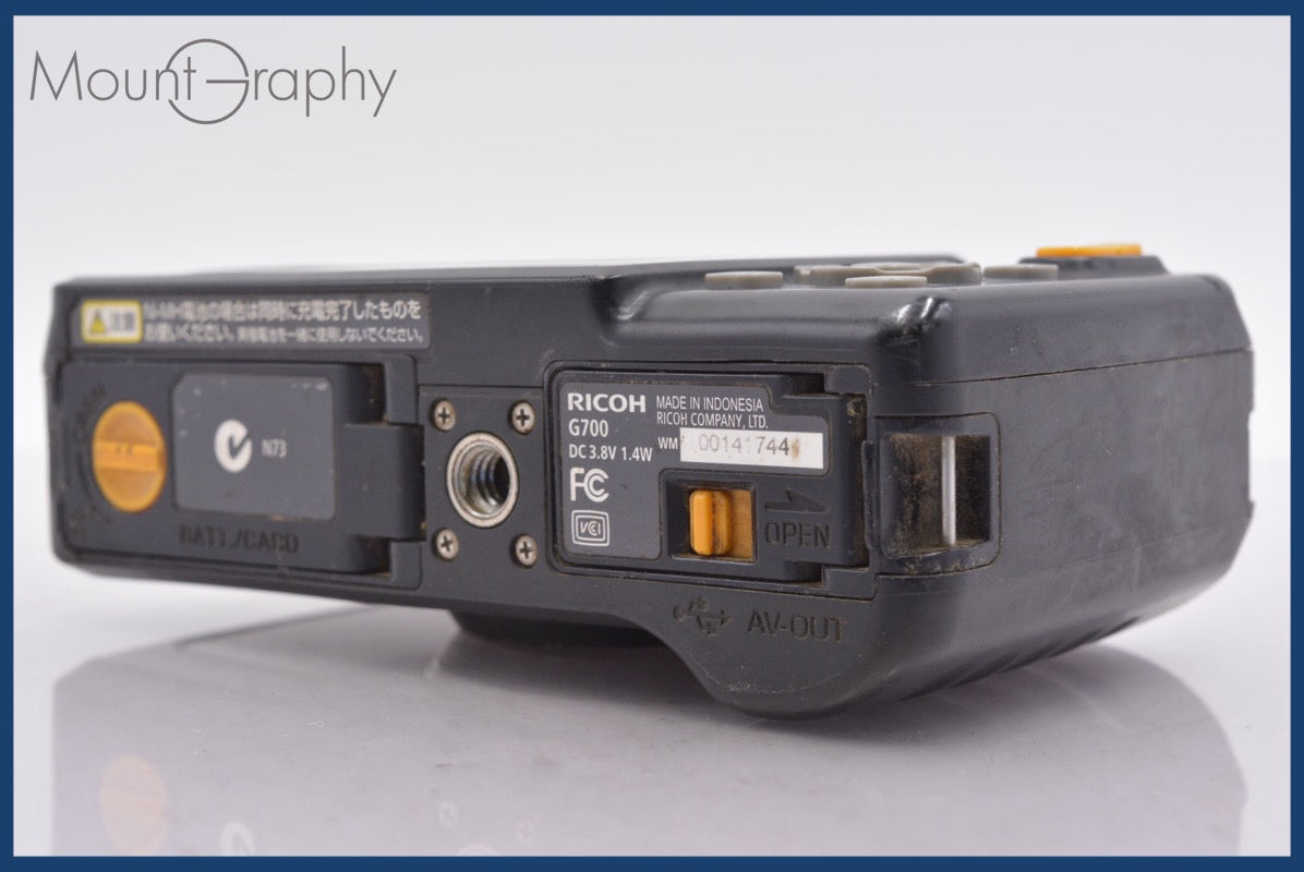 ☆特別特価☆ リコー RICOH G700 単四電池仕様 同梱無料 #mj7588