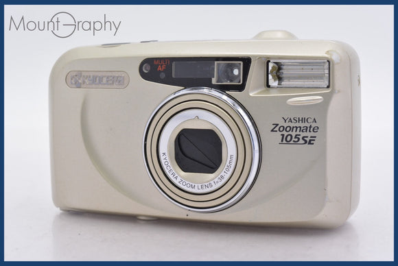 【動作確認済/完動品】Yashica Zoomate 105SE Yashica Zoomate 105SE point-and-shoot film camera with box and