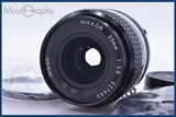 【動作保証】 ニコン Nikon NIKKOR 35mm F2.8 Ai-S 前後キャップ&amp;レンズフィルター付 同梱無料 #mj8455