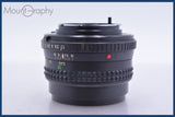 【動作保証】 ミノルタ MINOLTA MD ROKKOR 50mm F1.7 前後キャップ&amp;レンズフィルター付 同梱無料 #mj8579