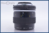 【動作保証】 ニコン Nikon Micro-NIKKOR 55mm F2.8 Ai-S 前後キャップ&amp;レンズフィルター付 同梱無料 #mj8876