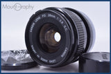 【動作保証】 キヤノン Canon FD 28mm F2.8 S.C. 前後キャップ&amp;レンズフィルター付 同梱無料 #mj8933