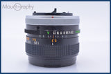 【動作保証】 キヤノン Canon FD 28mm F2.8 S.C. 前後キャップ&amp;レンズフィルター付 同梱無料 #mj9003