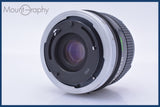 【動作保証】 キヤノン Canon FD 28mm F2.8 S.C. 前後キャップ&amp;レンズフィルター付 同梱無料 #mj9003