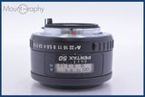 【動作保証】 ペンタックス PENTAX SMC PENTAX-FA 50mm F1.4 前後キャップ&amp;レンズフィルター付 同梱無料 #mj9049