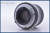 【動作保証】 ニコン Nikon NIKKOR 85mm F2 Ai 前後キャップ&amp;レンズフィルター付 同梱無料 #mj9076