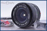 【動作保証】 キヤノン Canon NEW FD 24mm F2.8 前後キャップ&amp;レンズフィルター付 同梱無料 #mj9129