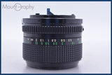 【動作保証】 キヤノン Canon NEW FD 24mm F2.8 前後キャップ&amp;レンズフィルター付 同梱無料 #mj9129