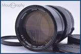 【動作保証】 キヤノン Canon NEW FD 135mm F2.8 前後キャップ&amp;レンズフィルター付 同梱無料 #my1001