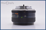 【動作保証】 ミノルタ MINOLTA MC ROKKOR-PF 50mm F1.7 前後キャップ&レンズフィルター付 同梱無料 #my1046