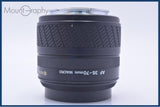 【動作保証】 京セラ KYOCERA AF 35-70mm F3.3-4.5 MACRO 前キャップ&レンズフィルター付 同梱無料 #my1069