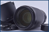 【美品・動作保証】 ニコン Nikon AF-S NIKKOR 70-300mm F4.5-5.6 G ED VR 前後キャップ&レンズフィルター&フード&巾着型ケース付 #my1078