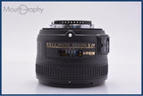 【美品・動作保証】 ニコン Nikon AF-S NIKKOR 50mm F1.8 G 前後キャップ&amp;レンズフィルター&amp;フード付 同梱無料 #my1088